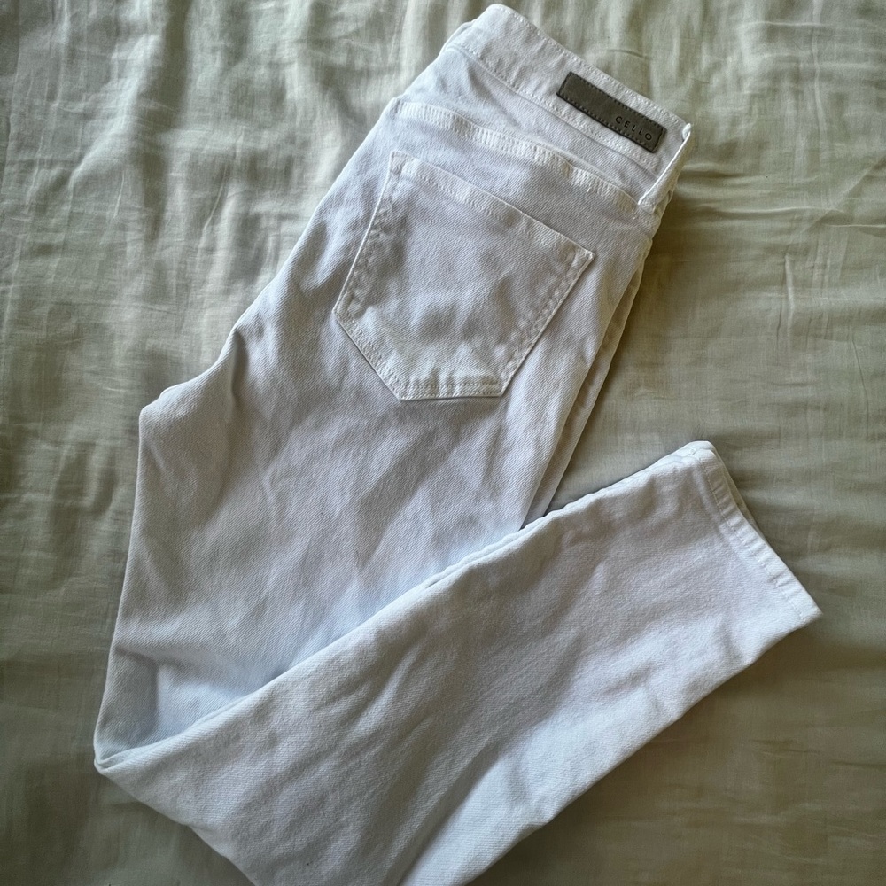 Cello jeans - White distressed